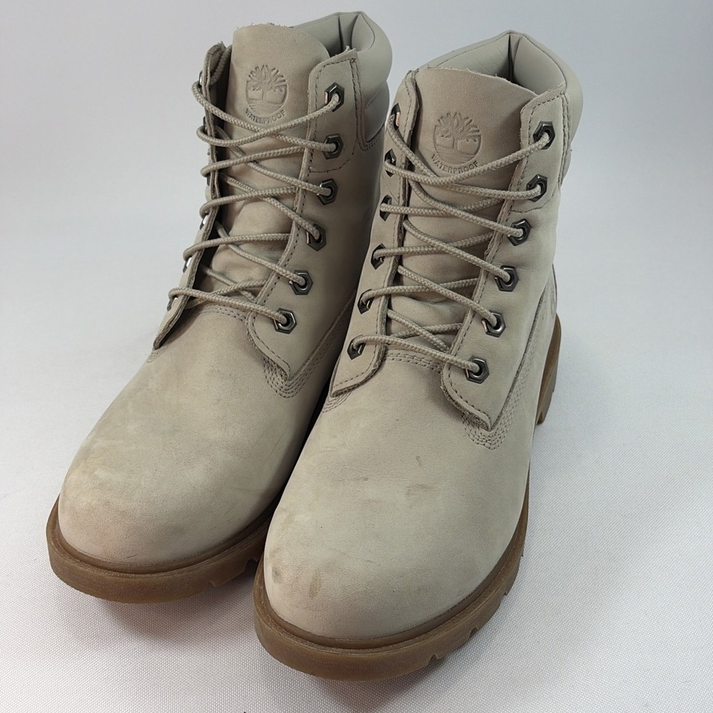 Timberland Linden Woods 6'' Boots Women's Size 9 Light Gray Primaloft Waterproof